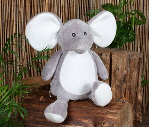 Mumbles MM558 - Elefante de pelúcia com fundo de zíper