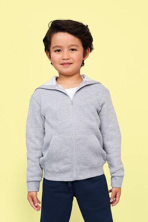 SOLS 02092 - Stone Kids Sweatshirt Com Fecho E Capuz