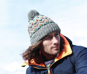 Beechfield BF458 - Gorro com pompon nevasca
