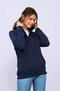 SOLS 03106 - Spike Women Sweatshirt Com Capuz E Fecho Para Senhora