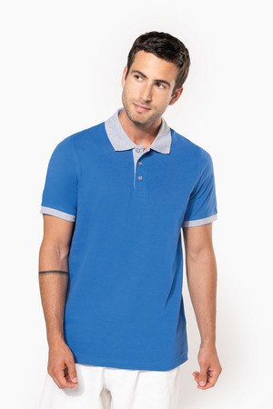 Kariban K258 - Polo de homem piqué bicolor