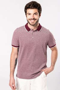 Kariban K266 - Polo mélange bicolor de homem