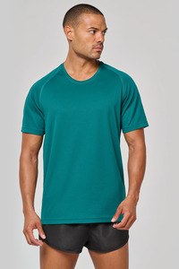 PROACT PA4012 - T-shirt de desporto de homem de material reciclado com decote redondo
