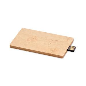 GiftRetail MO1203 - CREDITCARD PLUS USB 16GB carcaça bambú