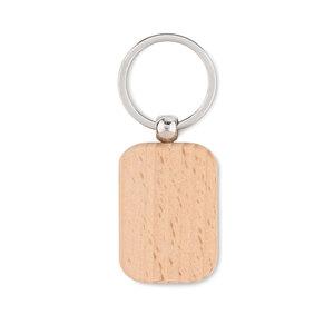 GiftRetail MO9774 - POTY WOOD Porta-chaves retangular