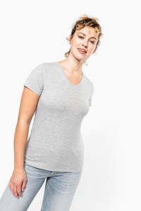 Kariban K3015 - T-shirt de senhora decote V de manga curta