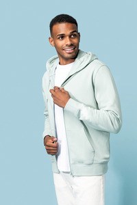 Kariban K4030 - Sweatshirt eco-responsável com capuz e fecho de homem