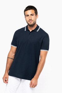 Kariban K272 - Polo de manga curta às riscas de homem