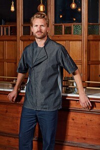 Premier PR906C - Jaleca chef de cozinha “Zip close”